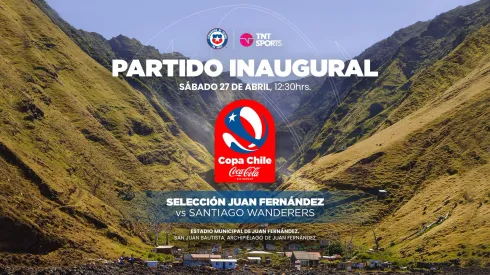ANFP programa duelo inaugural de la Copa Chile que se jugará en Juan Fernández.
