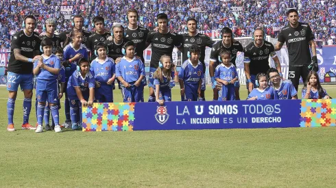 Formación confirmada de la U ante Palestino.
