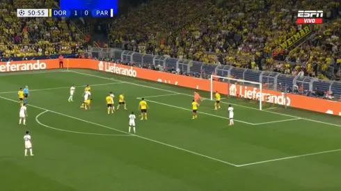 Increíble mala suerte del PSG contra Borussia Dortmund.
