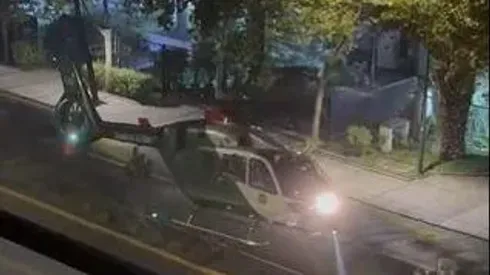 Helicóptero de Carabineros aterrizó en pleno Providencia
