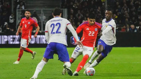 Darío Osorio tuvo un gran partido en la derrota de Chile frente a Francia. 
