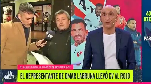 El representante de Labruna ofreció al DT en Independiente. 
