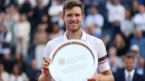 Nicolás Jarry, subcampeón del Masters 1000 de Roma.
