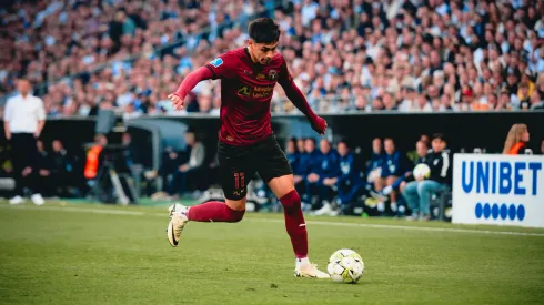 Darío Osorio vio acción durante el primer tiempo en duelo ante Nordsjaelland.
