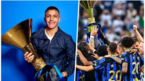 Alexis tomó protagonismo en la fiesta del Inter.
