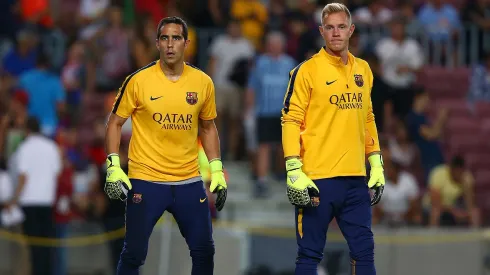 Marc-Andre Ter Stegen recordó su batalla con Claudio Bravo por el arco de Barcelona.
