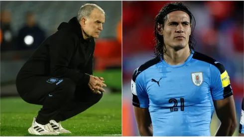 Marcelo Bielsa carga con otra renuncia en Uruguay, tras el retiro de Edinson Cavani.
