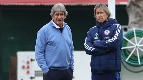 Manuel Pellegrini visitó a Ricardo Gareca en Juan Pinto Durán.
