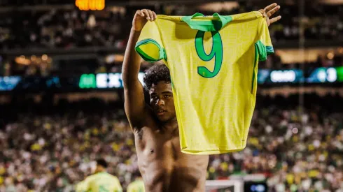 El joven brasileño, Endrick, fue el héroe del partido.
