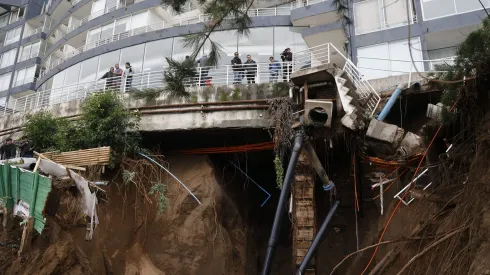 Socavón en Reñaca.
