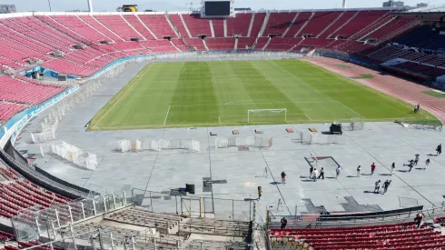 El Estadio Nacional espera por el partido de la Roja.
