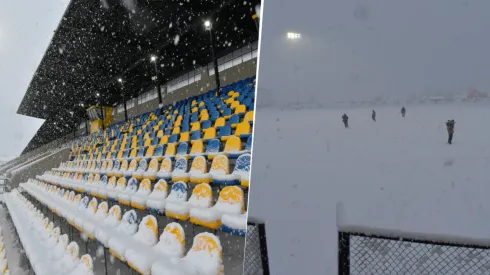 La nevazón en Punta Arenas obligó a suspender el partido por la copa Chile
