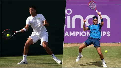 Alejandro Tabilo y Tomás Barrios perdieron en sus torneos previo a Wimbledon.
