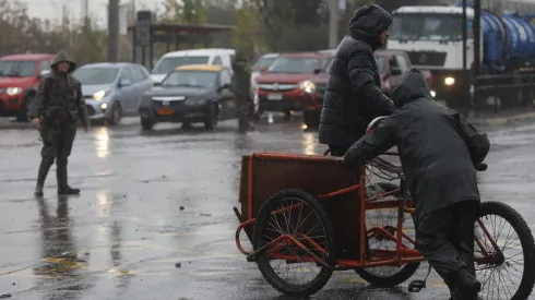 Lluvia en Santiago
