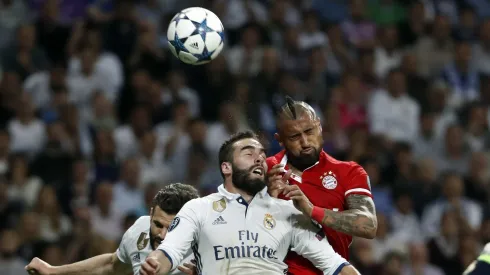 Vidal contra el Real Madrid en la Champions League
