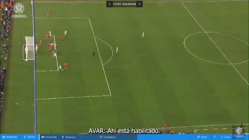 Los audios del VAR en el gol de Argentina.
