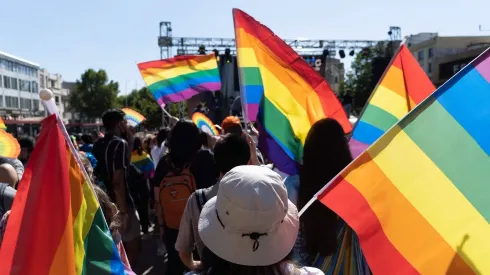 Noviembre de 2021, Santiago de Chile.<br />
Marcha del Orgullo LGBT.
