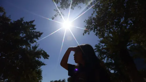 Calor en Santiago
