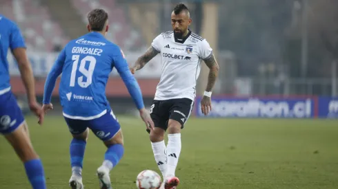 Arturo Vidal marcó su séptimo tanto desde que llegó a Colo Colo.
