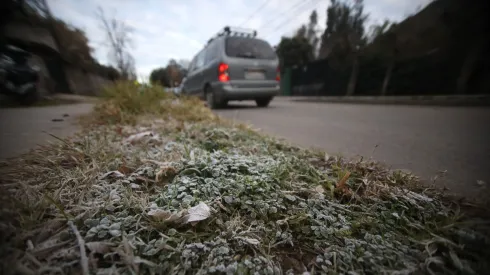 Frío en Santiago.
