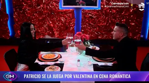 Así fue la incómoda cita entre Valentina y Patricio. 
