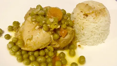 Receta de pollo al jugo paso a paso.
