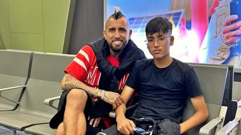Vidal salió en defensa de su hijo en su Instagram personal.
