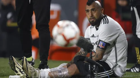 Vidal salió lesionado del duelo ante Unión Española
