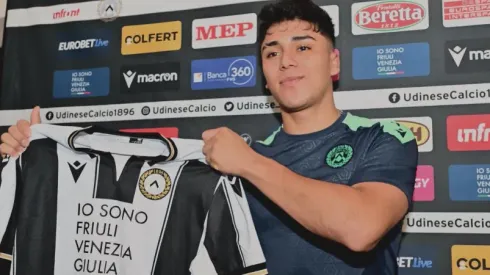 El delantero nacional sueña con ser titular en el Udinese
