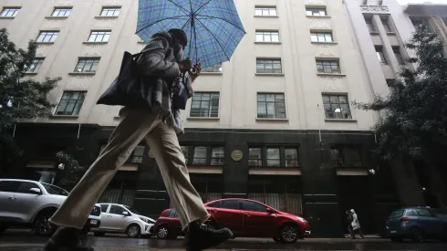 Lluvia en Santiago
