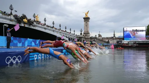 La triatlón estuvo a punto de ser duatlón.
