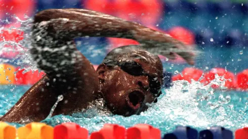 Eric Moussambani participó de los Juegos Olímpicos de Sidney 2000.
