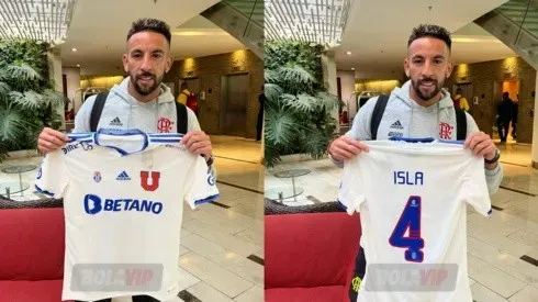 Mauricio Isla con la camiseta de la U. Foto: Bolavip.