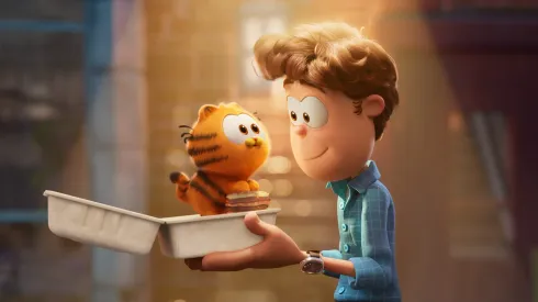 ¡El bebé Garfield aparece en la película!
