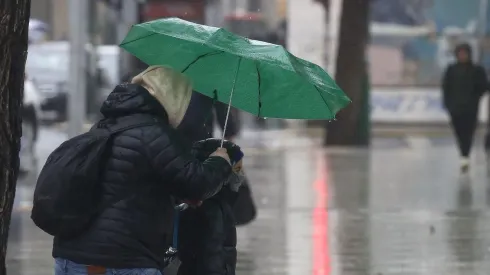 Lluvia en Santiago
