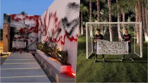 Un grupo de activistas atacó la mansión de Messi en Ibiza
