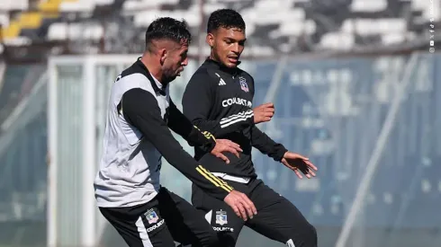 Mauricio Isla entrena a full en Colo Colo.
