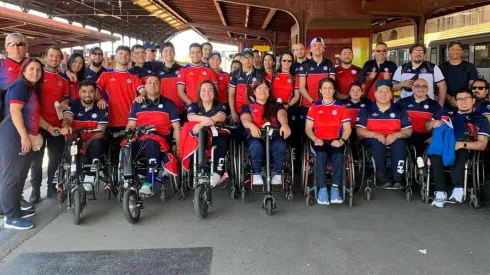 Team ParaChile instalado en Francia para los Juegos Paralímpicos de París 2024.
