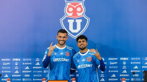 U de Chile presentó a Formiliano y Antonio Díaz.
