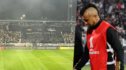 El King no pudo ver en cancha el homenaje de los hinchas.
