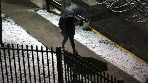 Nieve en Santiago
