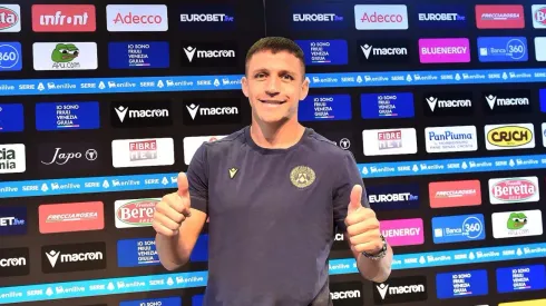 Alexis Sánchez no puede debutar con Udinese.
