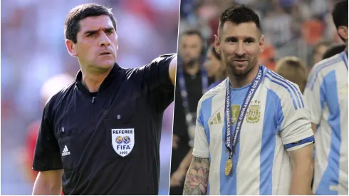 ¡Te pasaste! Chandía salvó a Lionel Messi, pero le cobró la camiseta.
