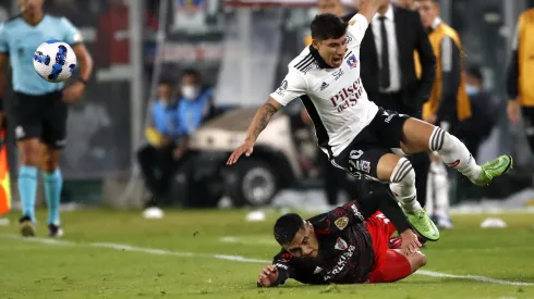 Paulo Díaz contra Colo Colo en la Libertadores del 2022
