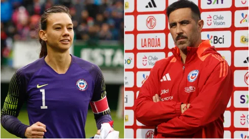 Claudio Bravo tuvo una charla íntima con Tiane Endler.

