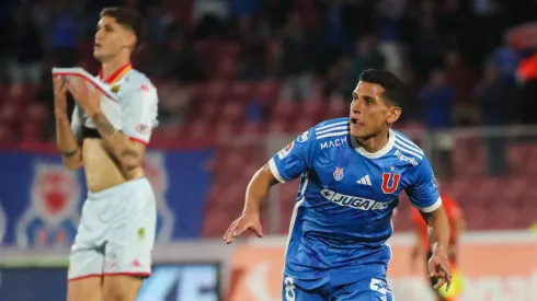 Israel Poblete puso el 1-0 para la U ante la Unión.
