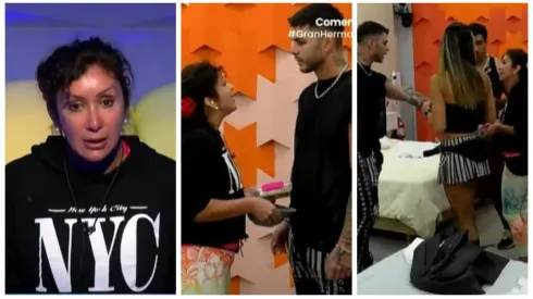 Así fue la intensa pelea entre Chama, Angélica y Manu. 
