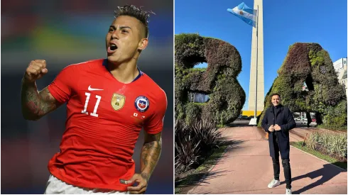 El Trovador gritó un gol de Chile en pleno Buenos Aires.
