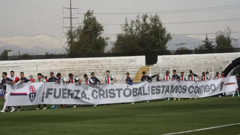 El sentido mensaje de apoyo a Cristóbal Campos desde la U y Palestino.
