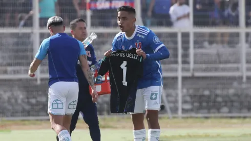 Nico Guerra le dedica su gol a Cristóbal Campos.
